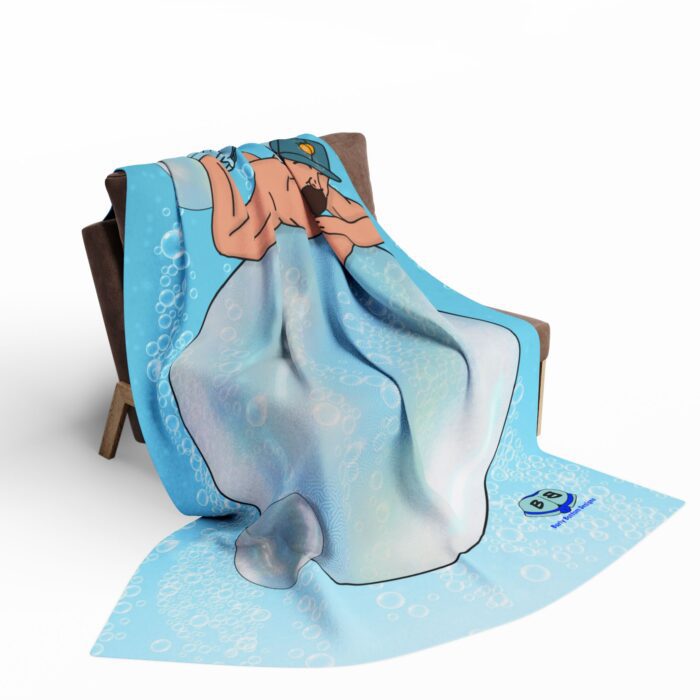 Arctic Fleece Blanket - Bubbles - Image 4