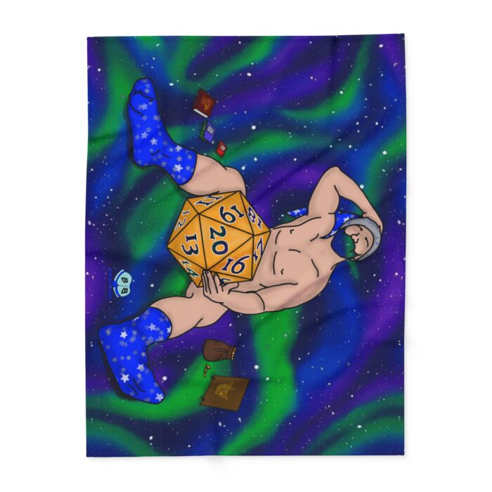 Arctic Fleece Blanket - Roll for Charisma - Image 2