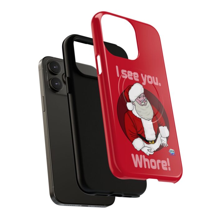 Tough Magnetic iPhone Cases - Santa Sees You - Image 24