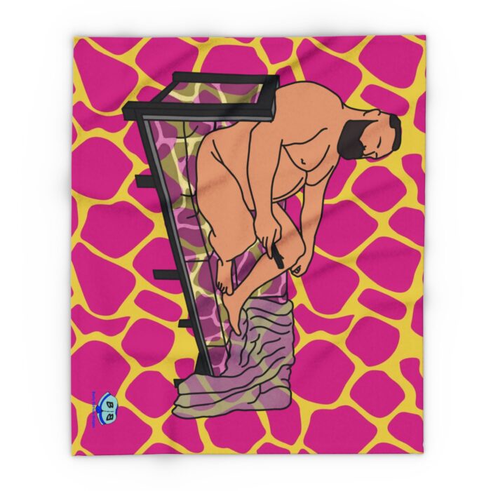 Arctic Fleece Blanket - Giraffe Couch - Image 6