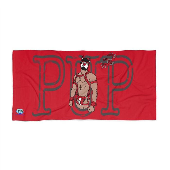 Beach Towel - Pup pop out
