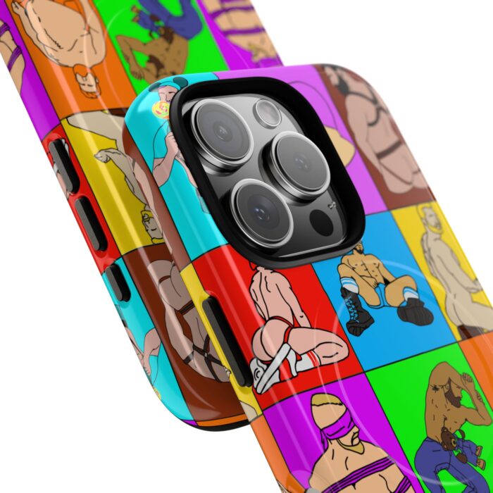 Tough Magnetic iPhone Cases - Color Block Dudes - Image 26