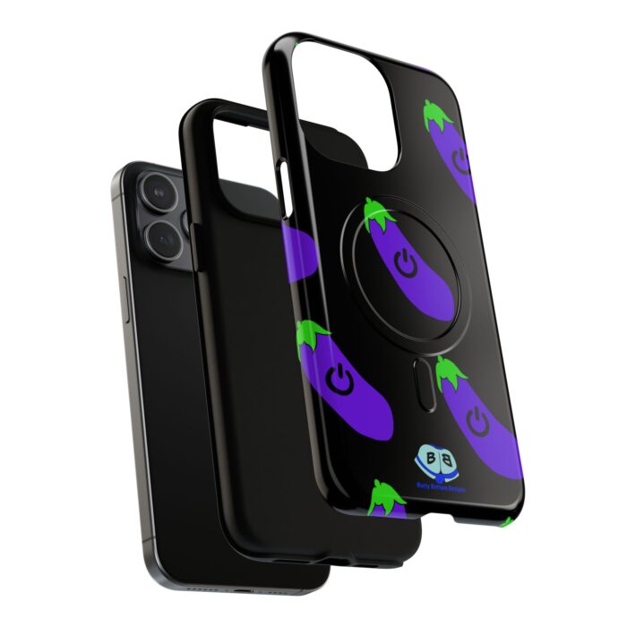 Tough Magnetic iPhone Cases - Power Top / Eggplant - Image 12