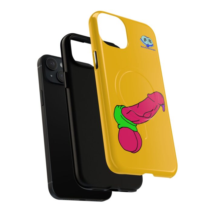 Tough Magnetic iPhone Cases - Pop Art Cock and Ball Stretcher - Image 9