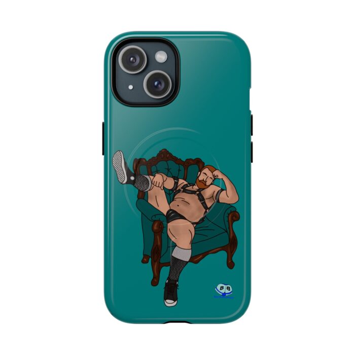Tough Magnetic iPhone Cases - Leather Chair