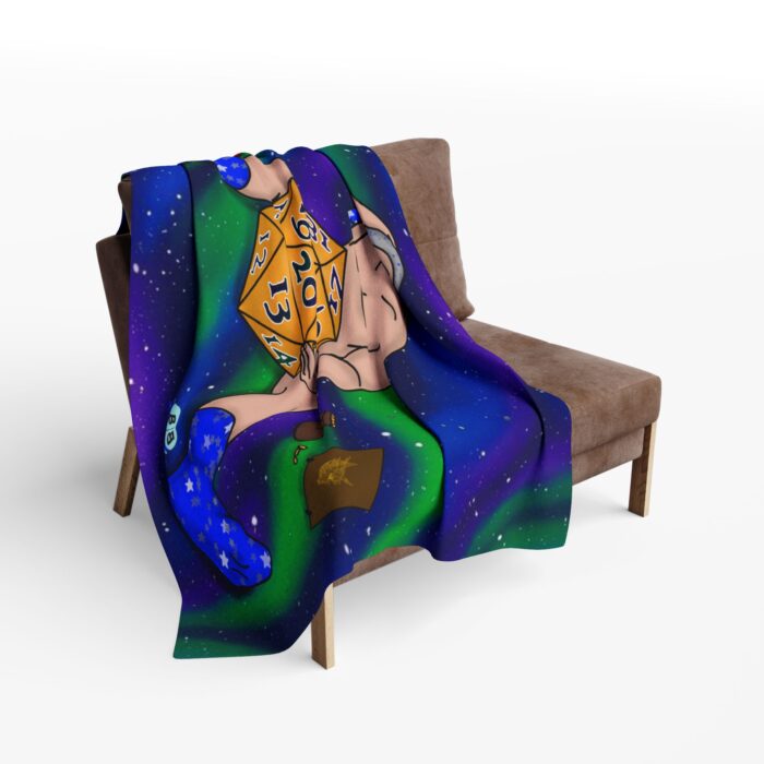 Arctic Fleece Blanket - Roll for Charisma - Image 8