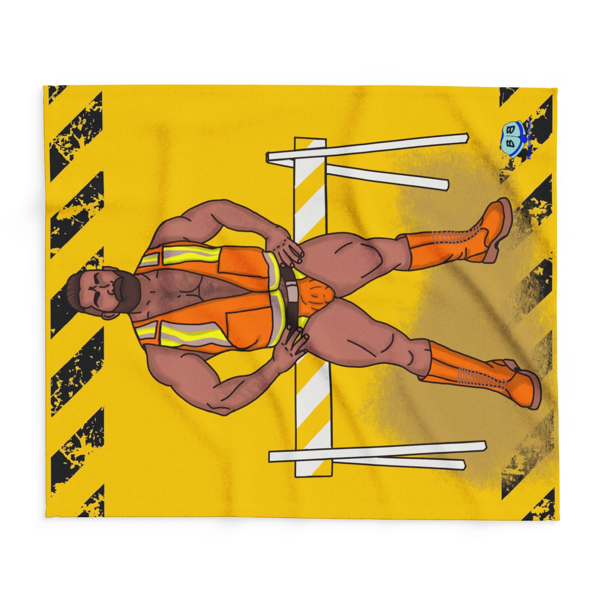 Arctic Fleece Blanket - Road Block - Image 6