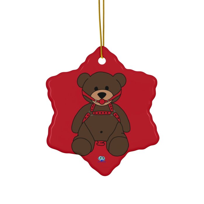 Ceramic Ornament - Gagged Teddy Bear (Butt Plug) - Image 4