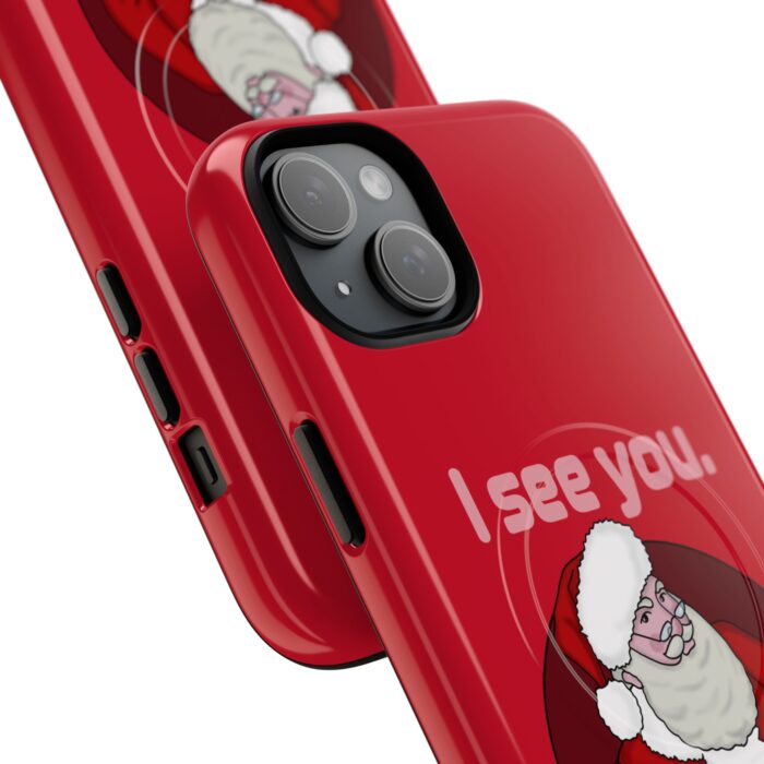 Tough Magnetic iPhone Cases - Santa Sees You - Image 8