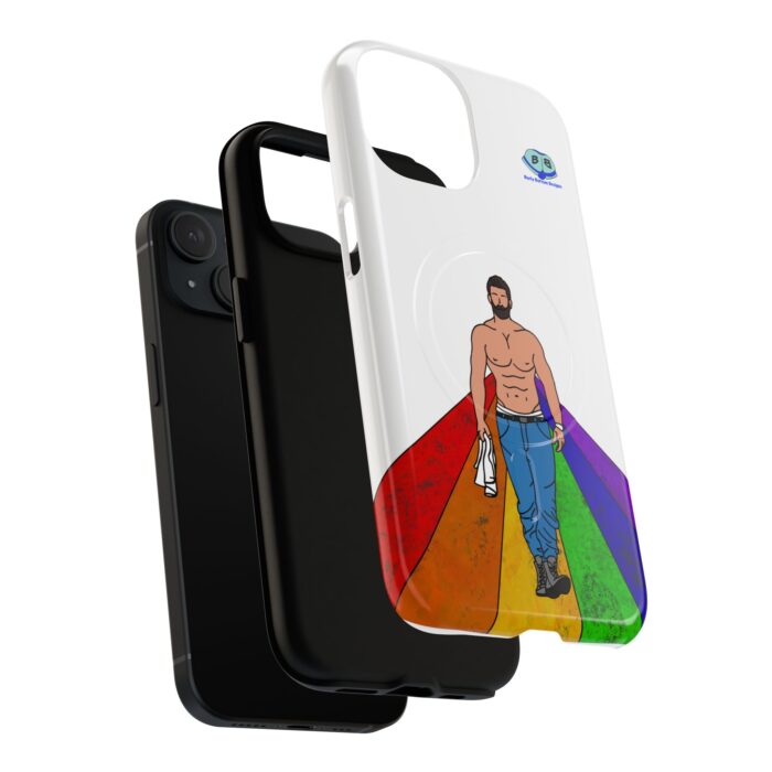 Tough Magnetic iPhone Cases - Rainbow Road - Image 3