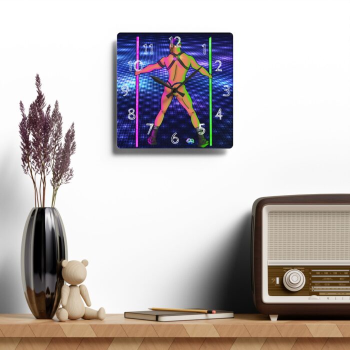 Acrylic Wall Clock - You Go-Go Boy - Image 4