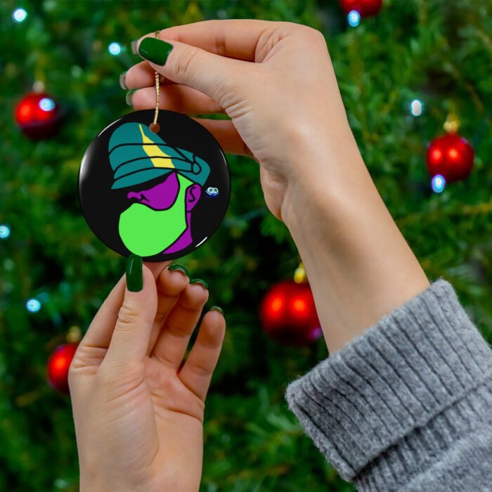 Ceramic Ornament - Leather Daddy Pop Art - Image 3