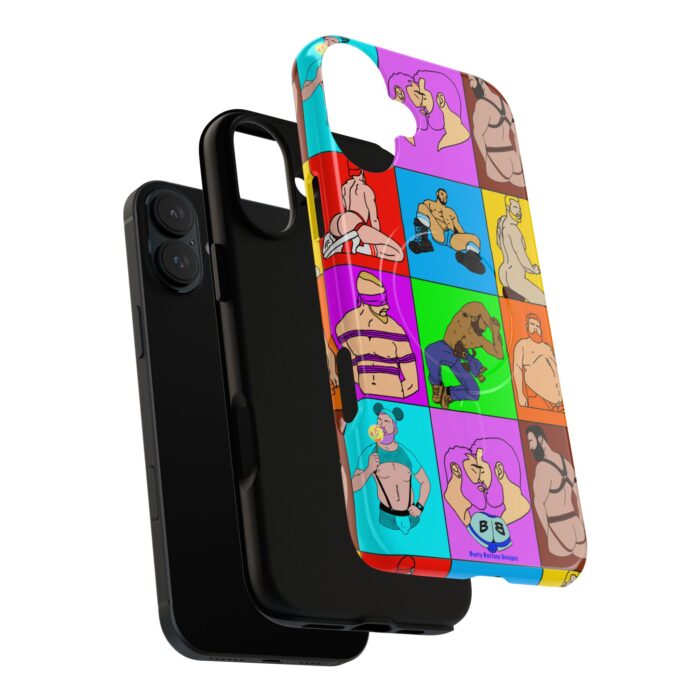 Tough Magnetic iPhone Cases - Color Block Dudes - Image 36
