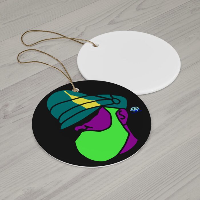 Ceramic Ornament - Leather Daddy Pop Art - Image 2