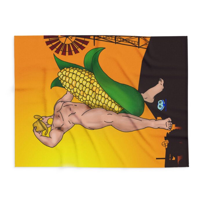 Arctic Fleece Blanket - Aww Shucks - Image 5