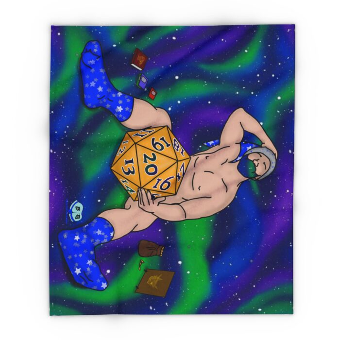 Arctic Fleece Blanket - Roll for Charisma - Image 6