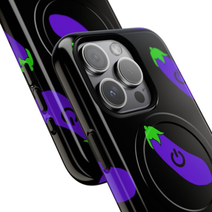 Tough Magnetic iPhone Cases - Power Top / Eggplant - Image 5
