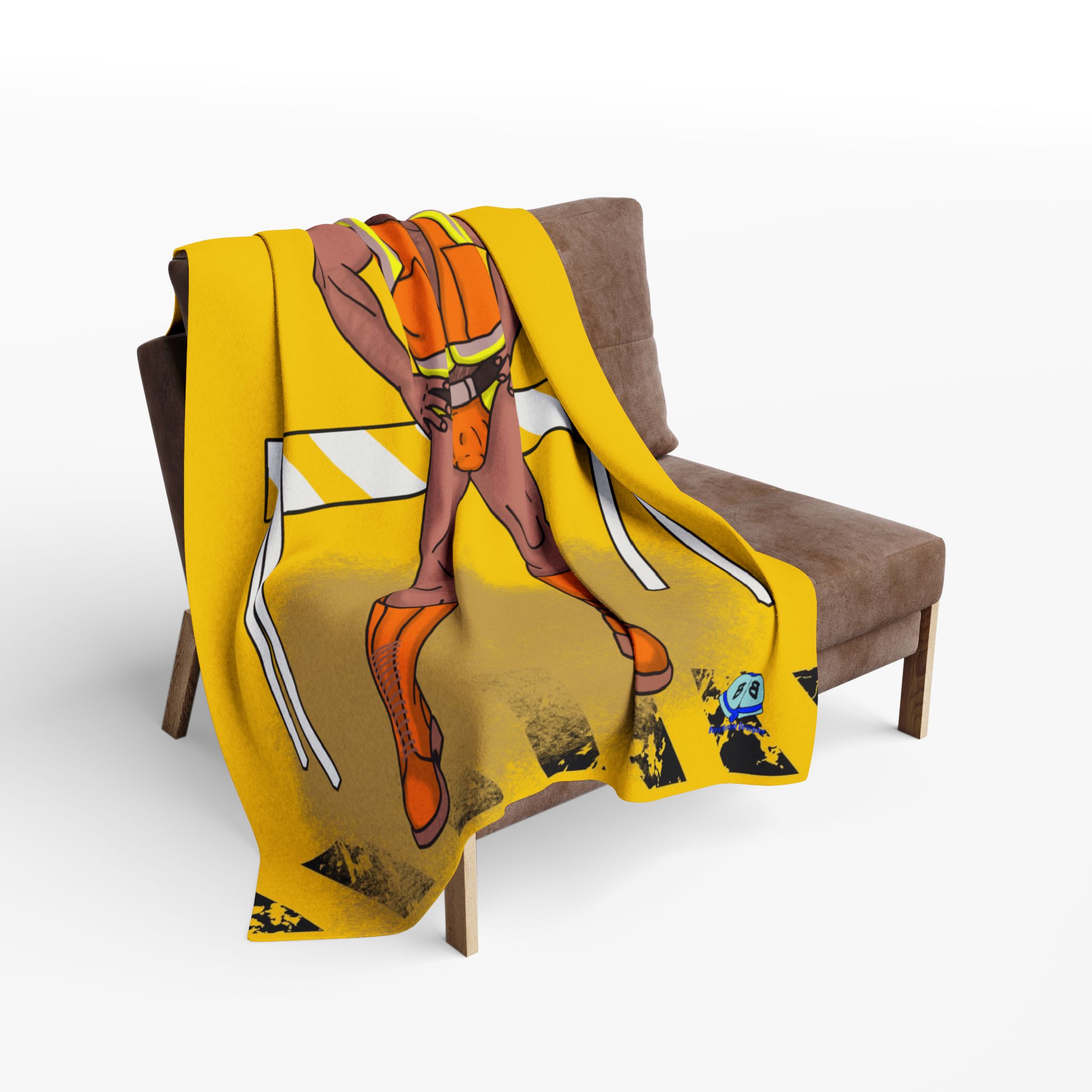 Arctic Fleece Blanket - Road Block - Image 8