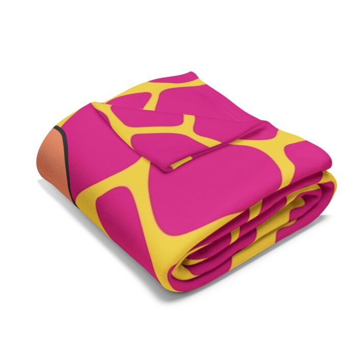 Arctic Fleece Blanket - Giraffe Couch - Image 3