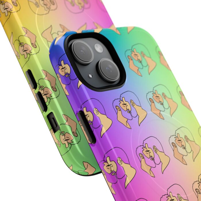 Tough Magnetic iPhone Cases - Bearded Kiss - Image 8