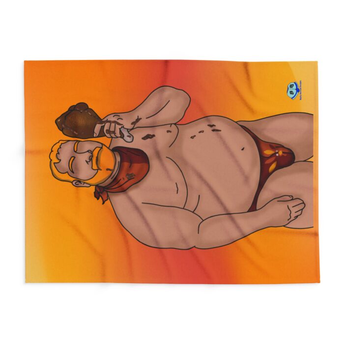 Arctic Fleece Blanket - Thankful - Image 2