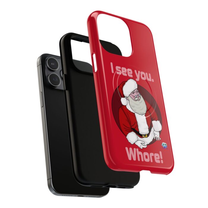 Tough Magnetic iPhone Cases - Santa Sees You - Image 12