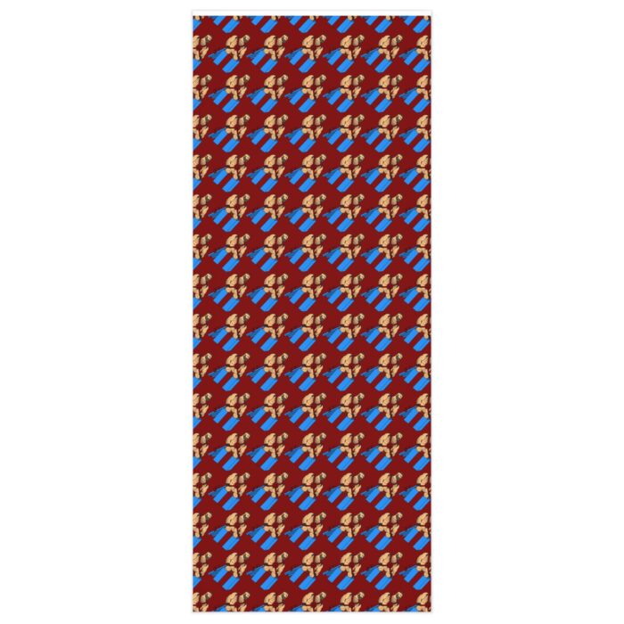 Wrapping Paper - Gifted on Dark Red - Image 3
