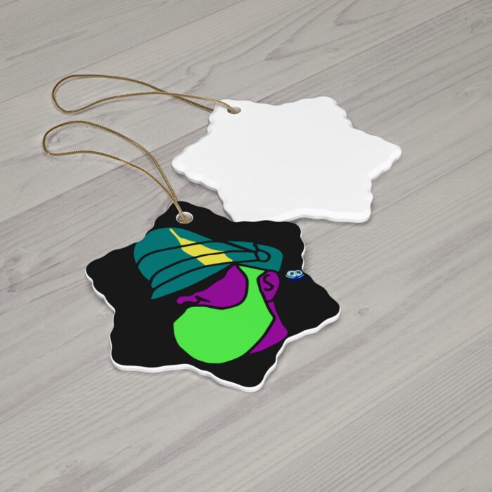 Ceramic Ornament - Leather Daddy Pop Art - Image 5