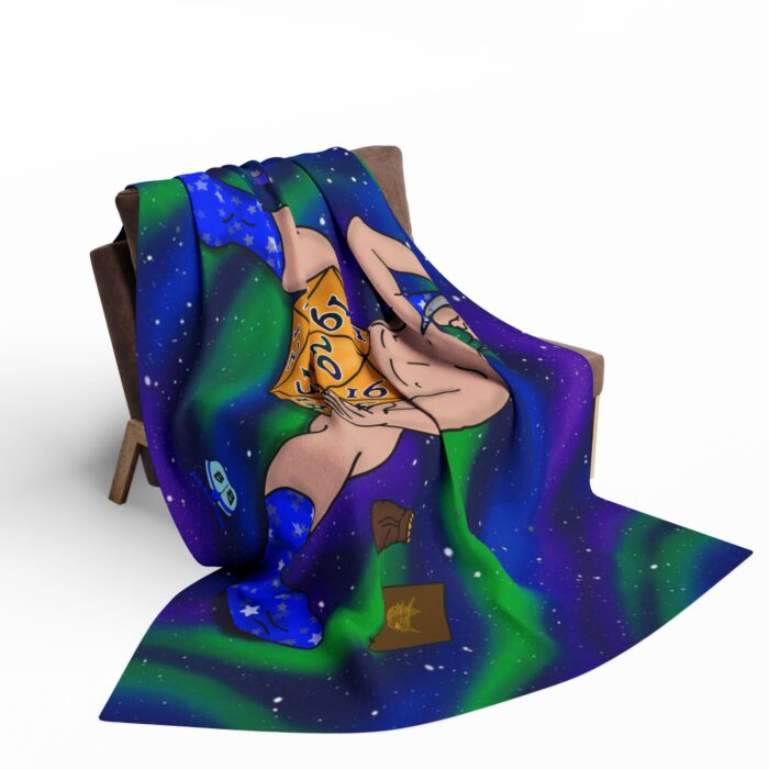 Arctic Fleece Blanket - Roll for Charisma - Image 4