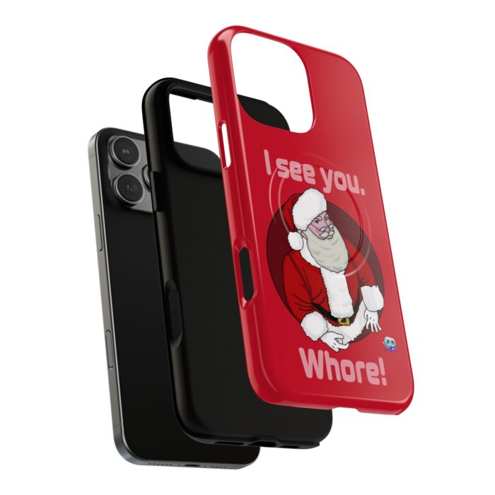 Tough Magnetic iPhone Cases - Santa Sees You - Image 30