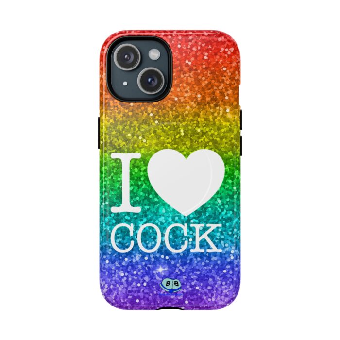 Tough Magnetic iPhone Cases - I Heart Cock