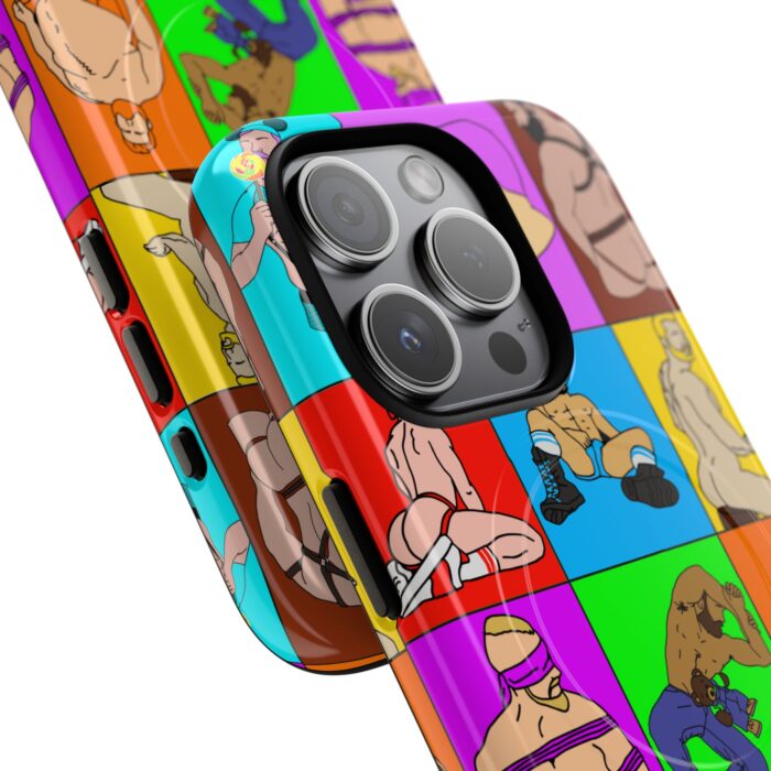 Tough Magnetic iPhone Cases - Color Block Dudes - Image 5
