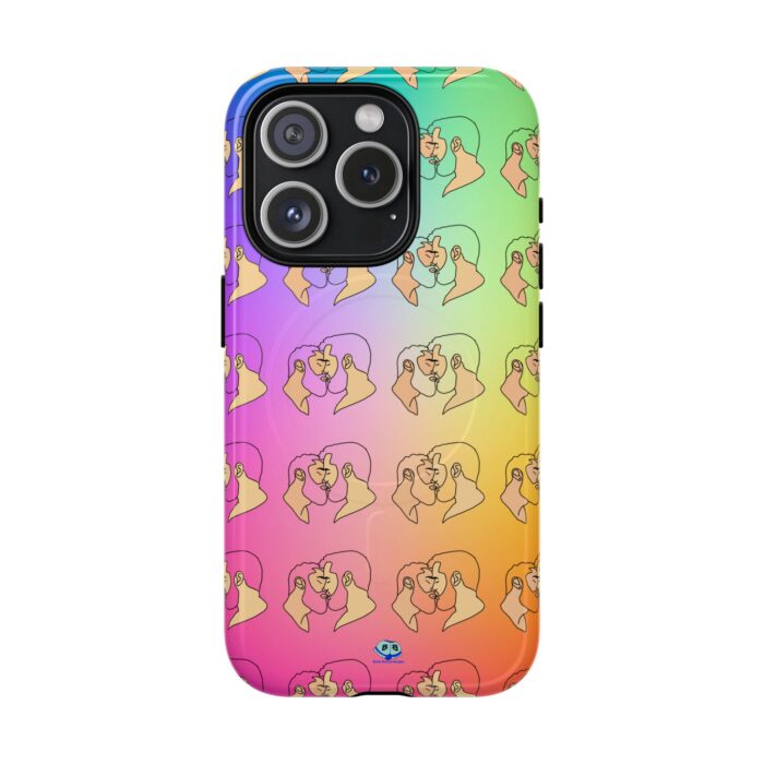 Tough Magnetic iPhone Cases - Bearded Kiss - Image 4