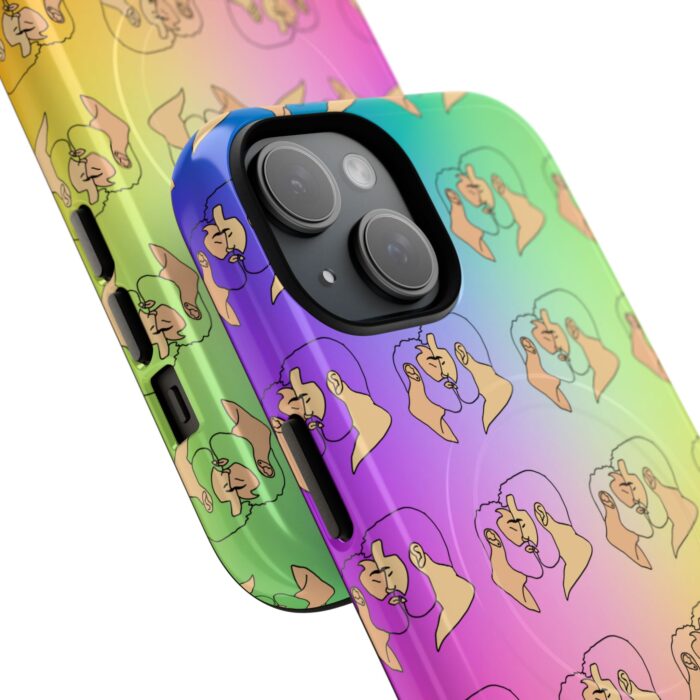 Tough Magnetic iPhone Cases - Bearded Kiss - Image 2