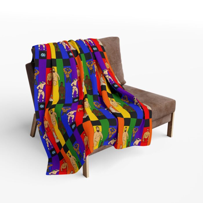 Arctic Fleece Blanket - Pride Columns - Image 8