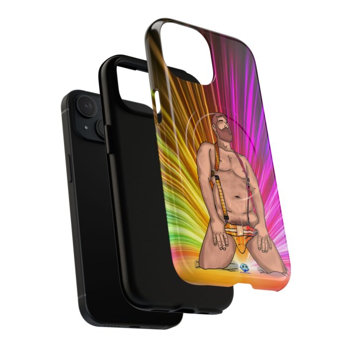 Tough Magnetic iPhone Cases - Neon Circuit - Image 3