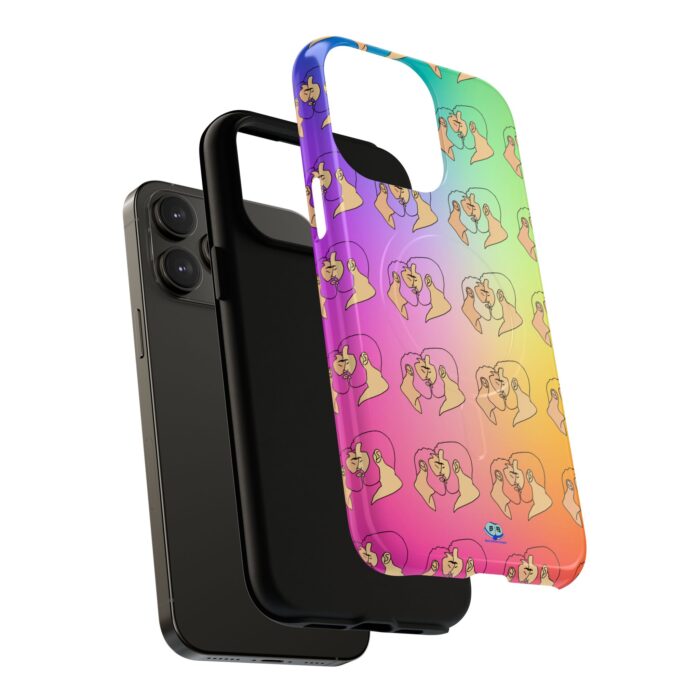 Tough Magnetic iPhone Cases - Bearded Kiss - Image 24