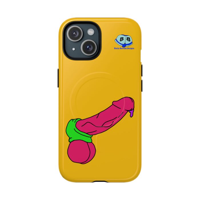 Tough Magnetic iPhone Cases - Pop Art Cock and Ball Stretcher