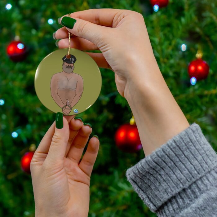 Ceramic Ornament - Hairy Daddy - Image 3