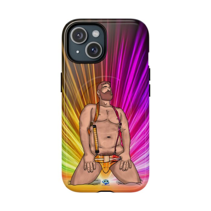 Tough Magnetic iPhone Cases - Neon Circuit