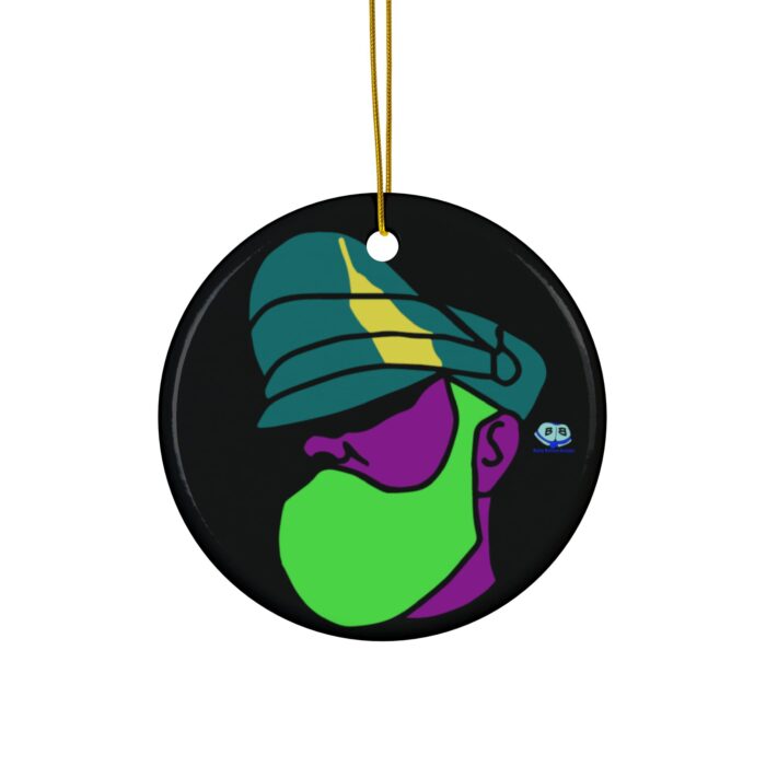 Ceramic Ornament - Leather Daddy Pop Art