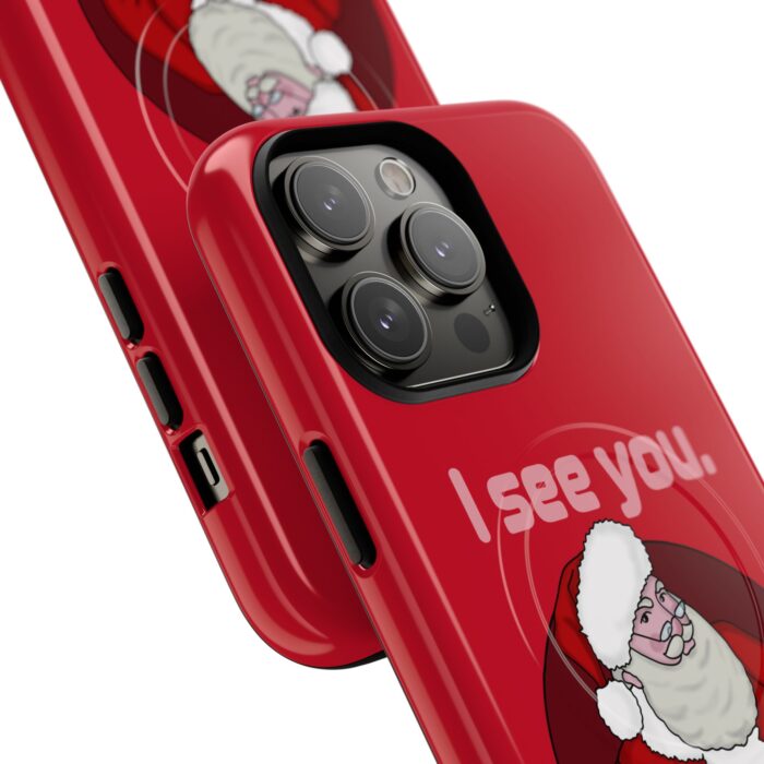 Tough Magnetic iPhone Cases - Santa Sees You - Image 23