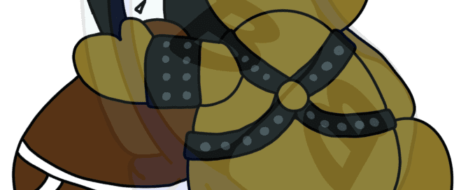 Describing subject of a drawing: Snuggle up and strap in!  The fetish accent color is negative space allowing the background color to change the design.