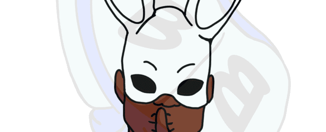 Describing subject of a drawing: This guy is sitting on a secret.....or maybe he has a secret for you to sit on.