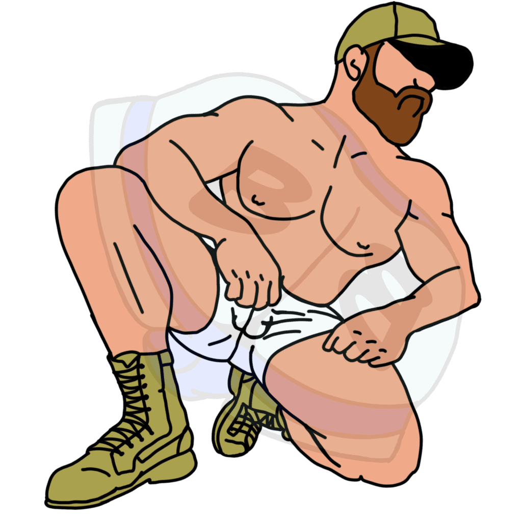 Describing subject of a drawing: Boots are sexy.  Period.  Cowboy