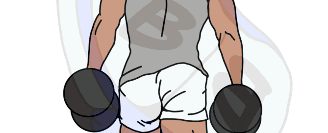 Describing subject of a drawing: Let's go to the gym!  Not to work out