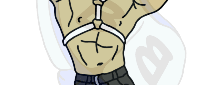 Describing subject of a drawing: Oh no
