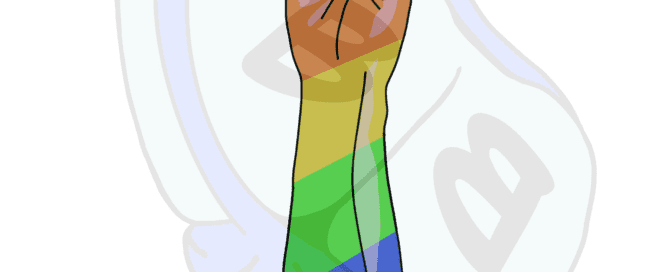 Describing subject of a drawing: Be proud if you can fit this entire thing inside you!  Give yourself a hand!