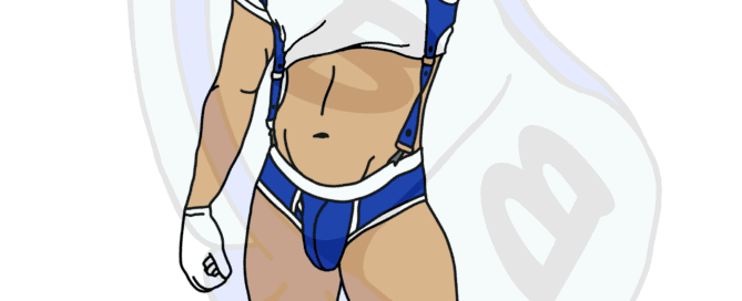 Describing subject of a drawing: A good top really knows how to handle his pipe!  Inspired by the famous plumber brothers