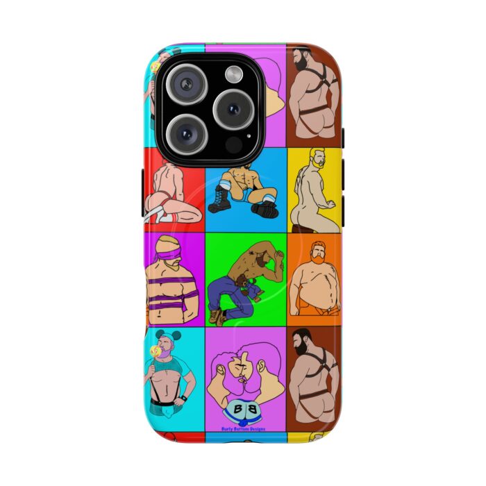 Tough Magnetic iPhone Cases - Color Block Dudes - Image 25